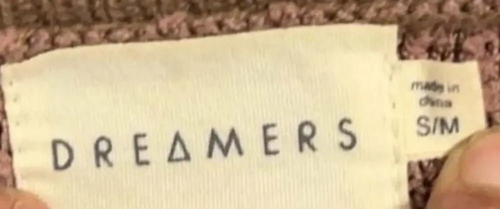 Dreamers Textured Knit Pullover Sweater Size S/M